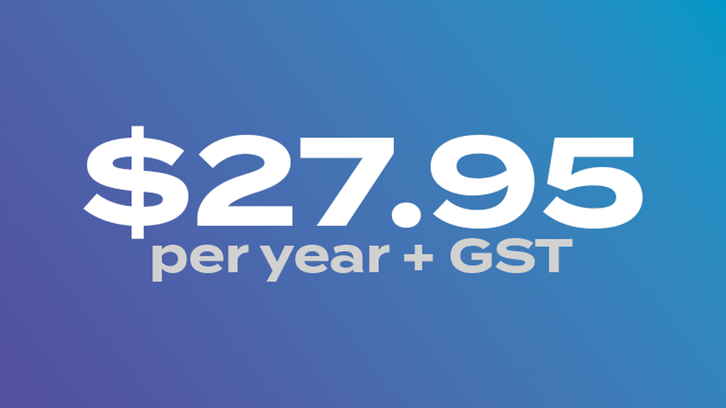 a blue and white background with white text