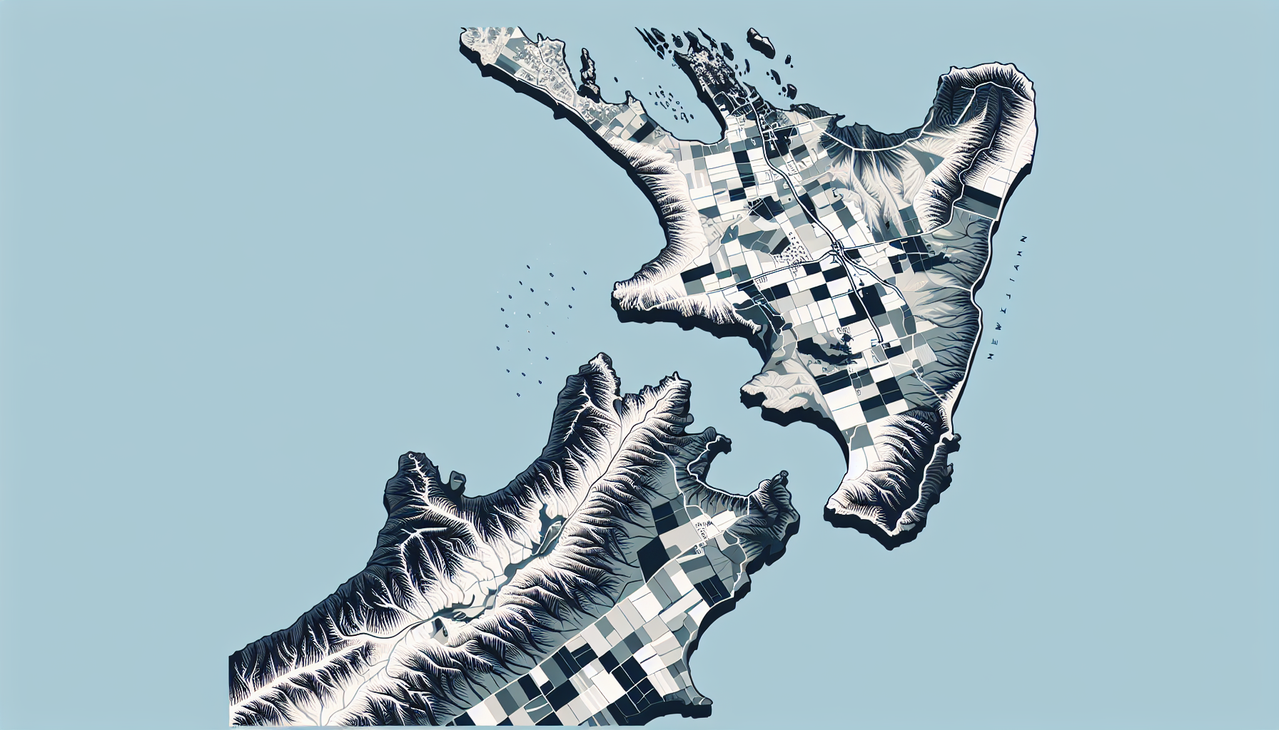 a map of the islands