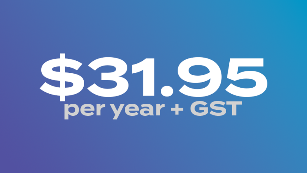 a blue and white background with white text