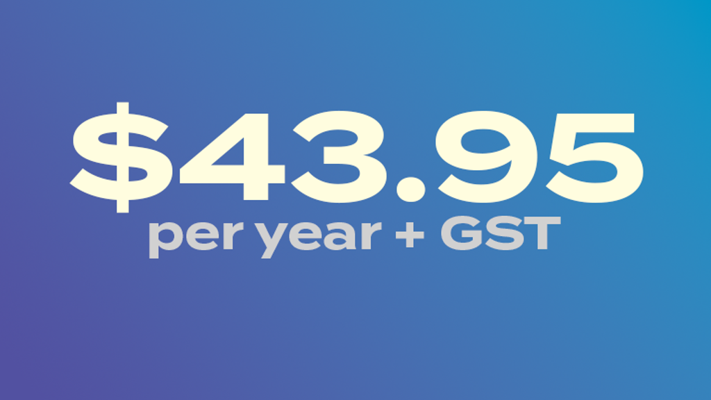 a blue and white background with white text