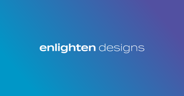 a blue and white background with white text