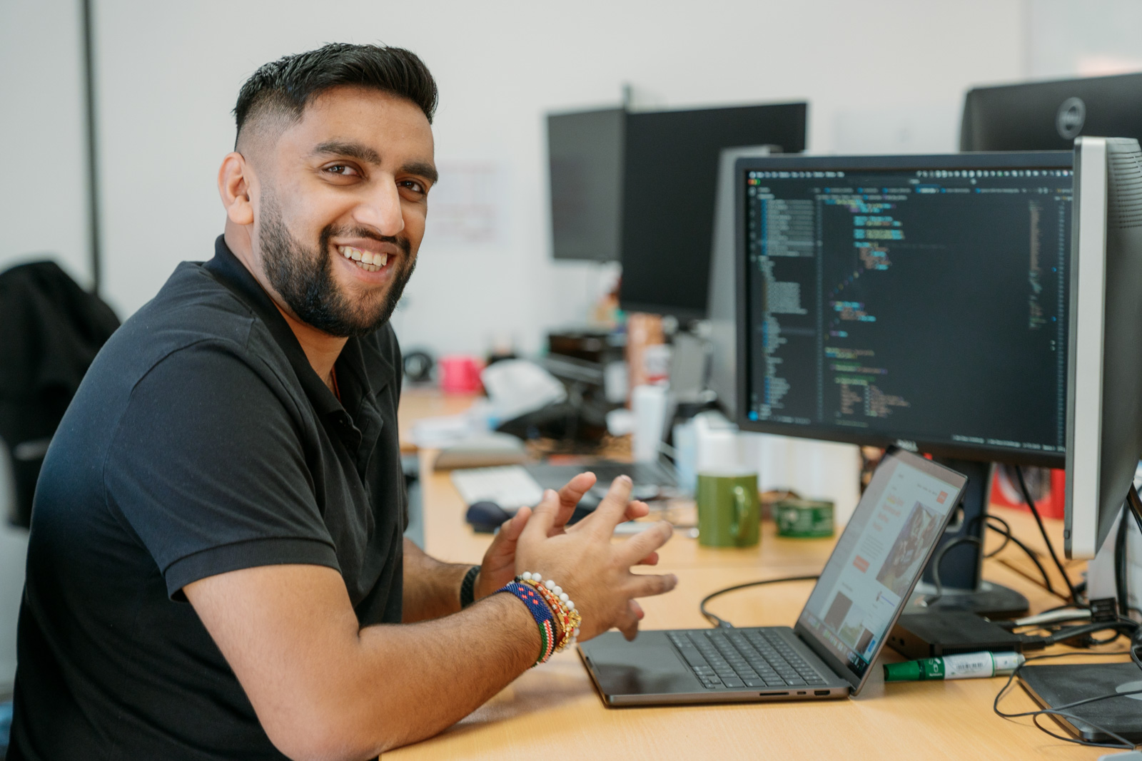 Enlighten developer using low-code